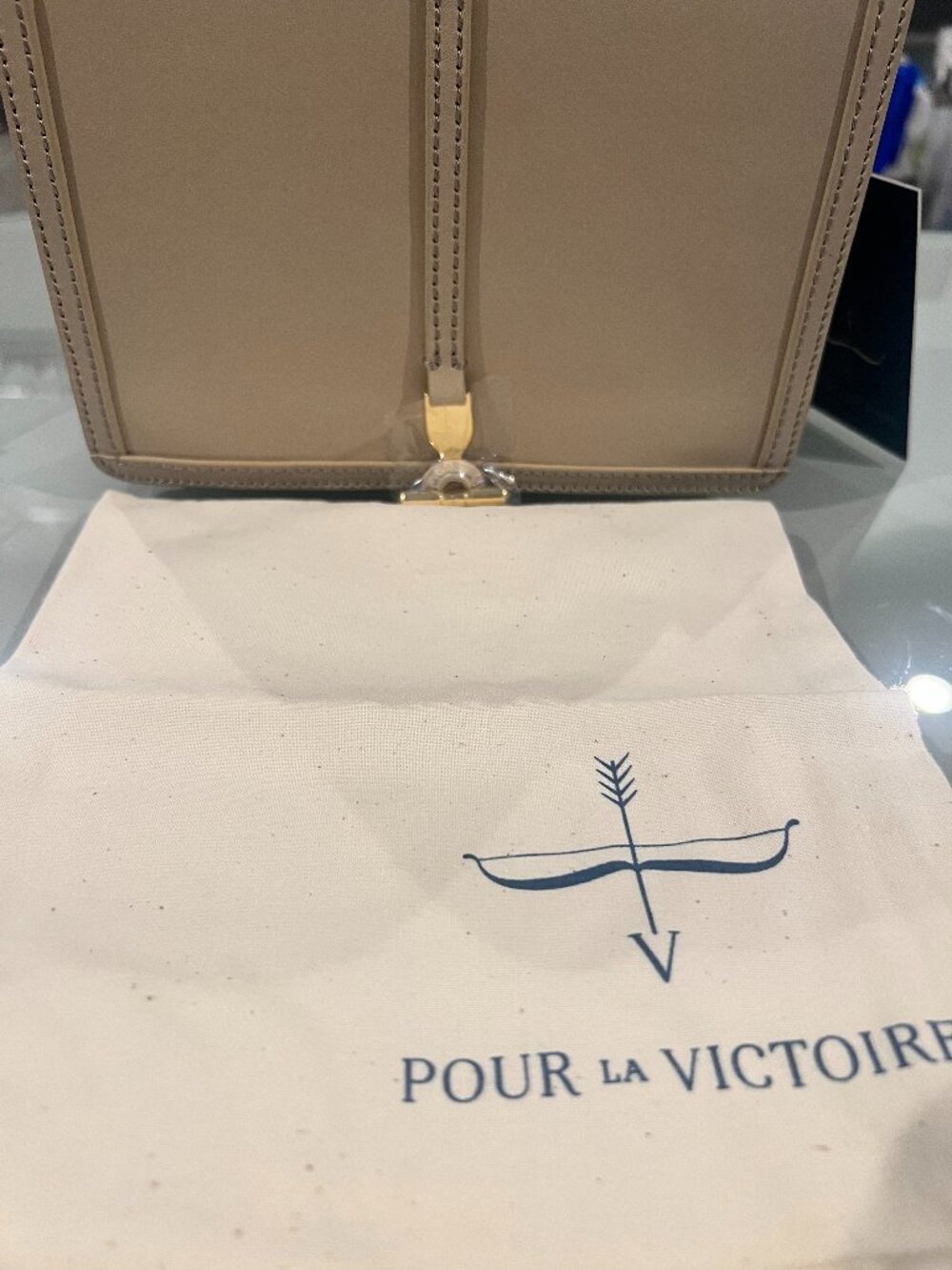 Pour La Victoire NWT Jules Long Shoulder Bag Bone Leather PLHB1325-270 $295 Reta